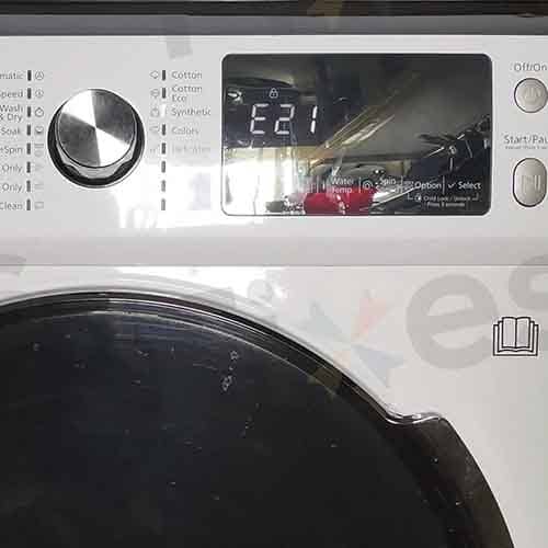 Panasonic樂聲牌前置式洗衣機🧸出現故障代碼E21