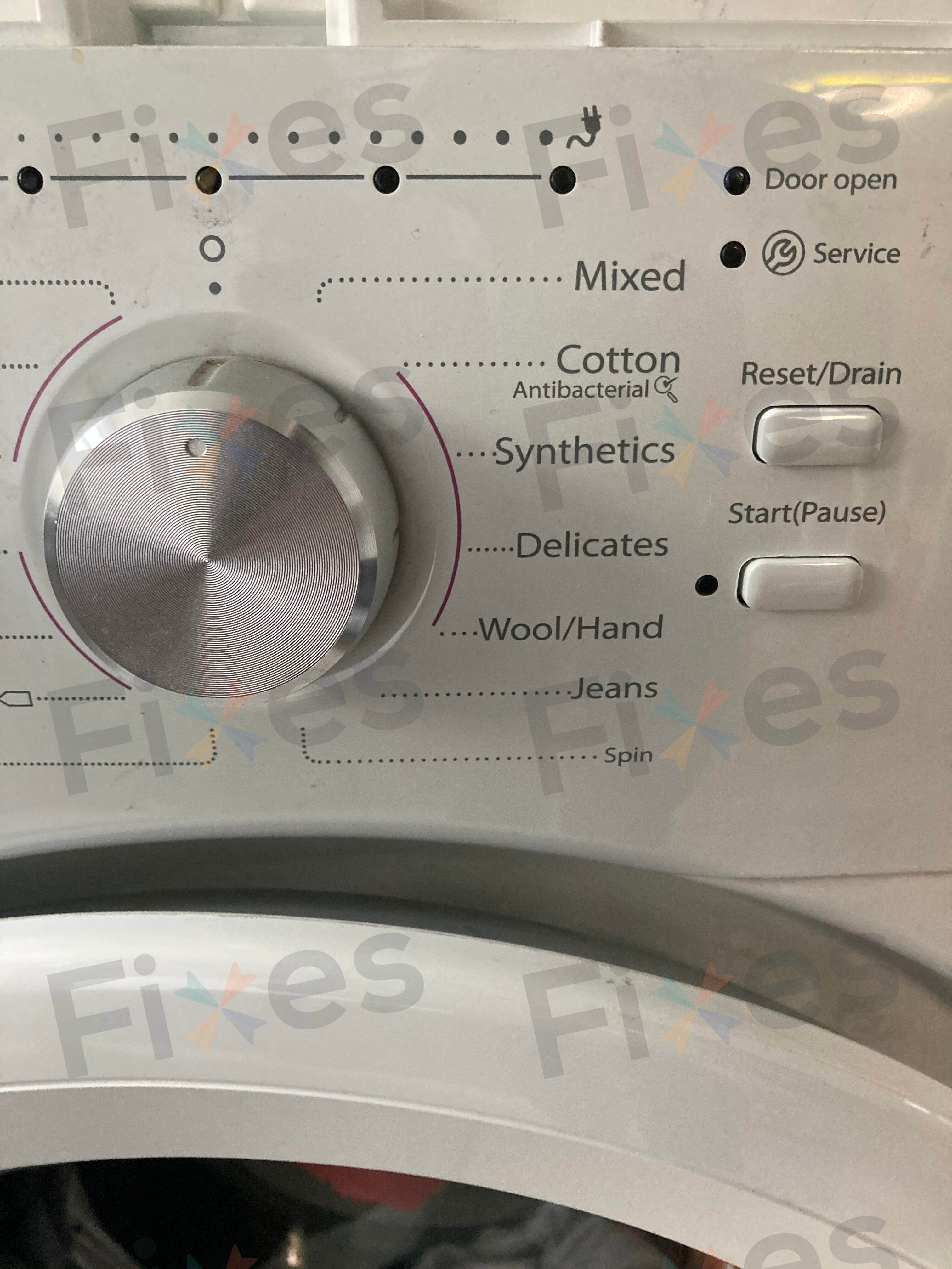 維修洗衣機：更換開始按鈕組件完成（Whirlpool惠而浦CARE8100D）