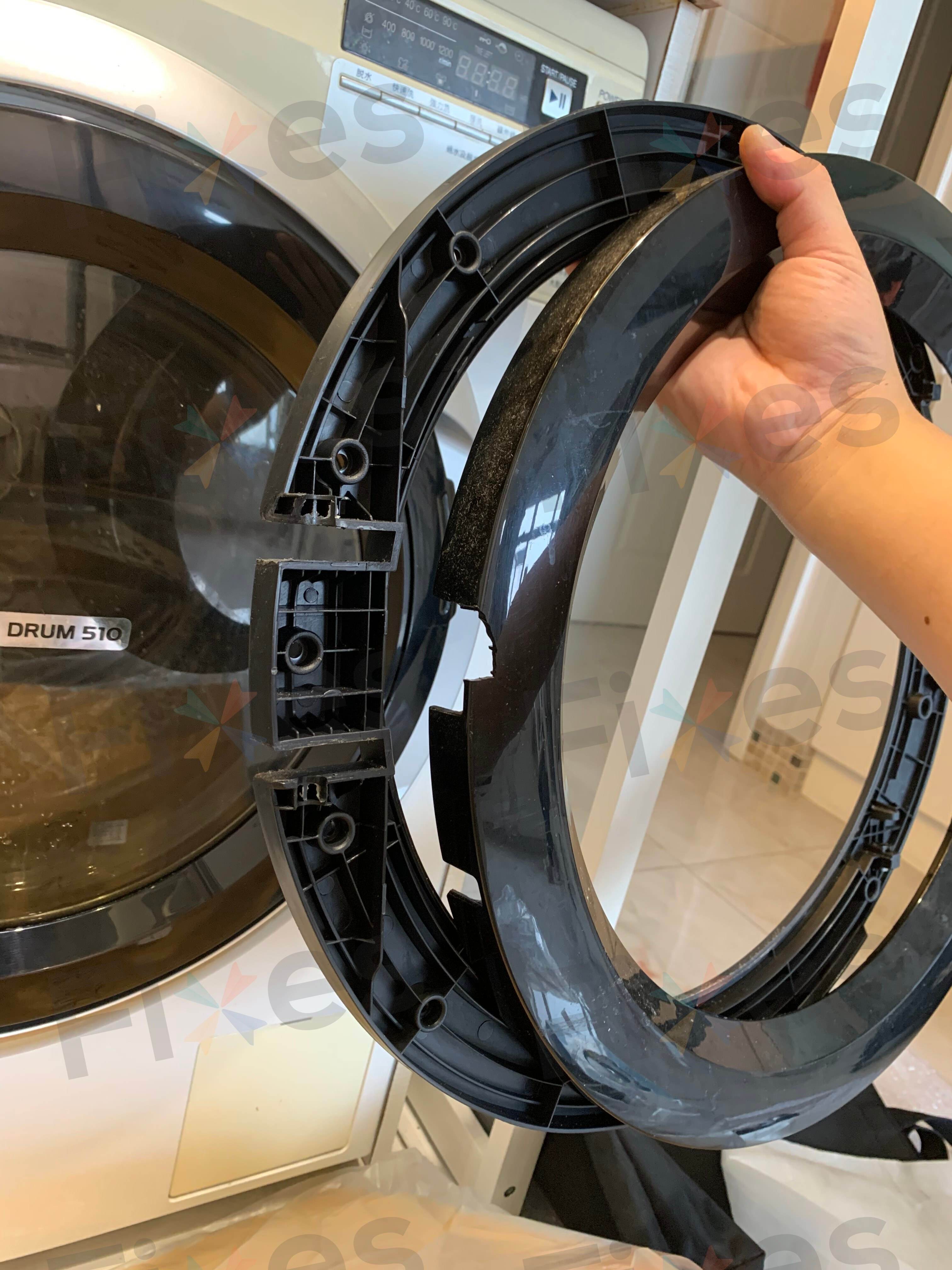 維修洗衣機：更換內外門框（Hitachi日立牌BDW70MAE）