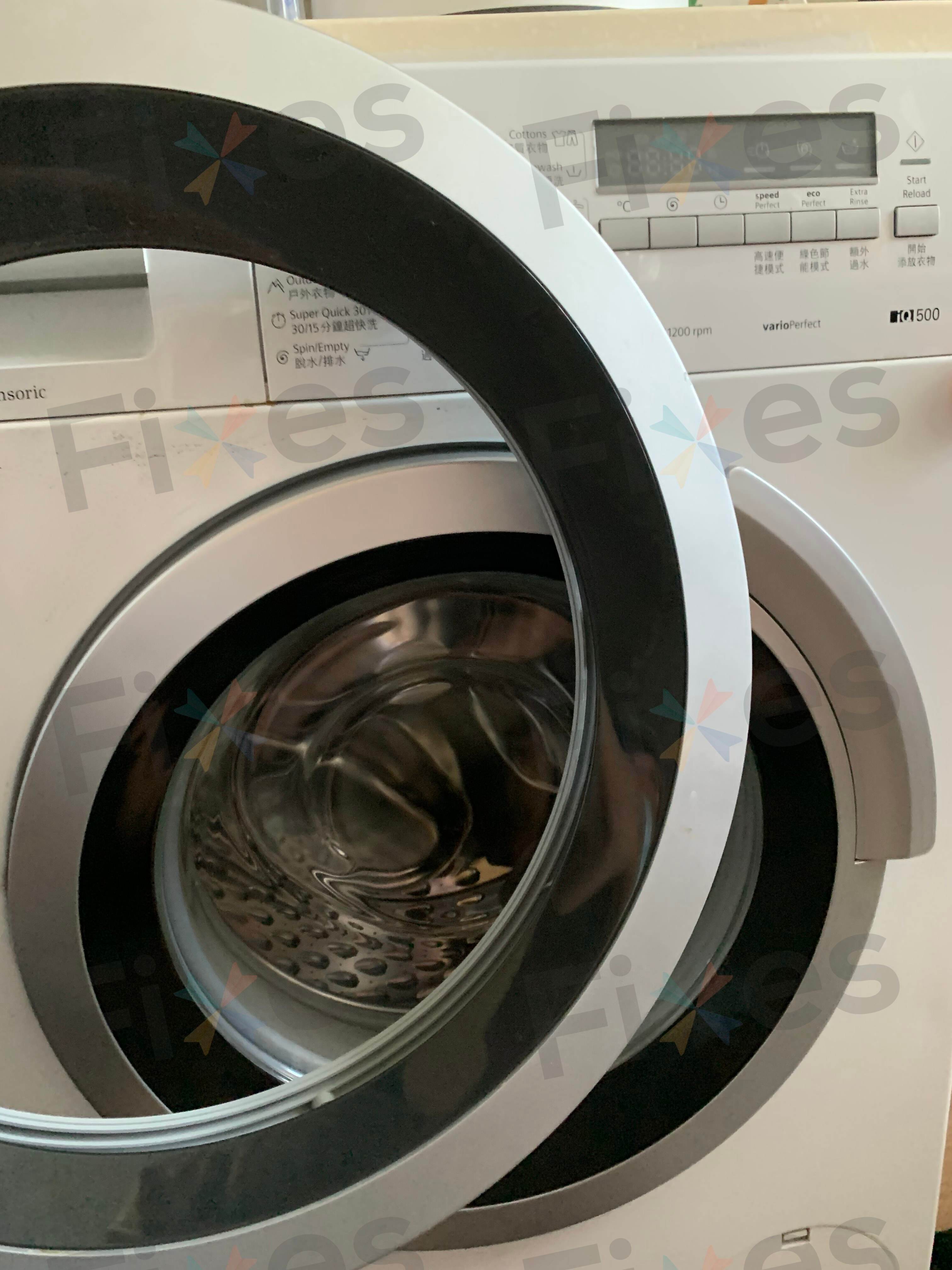 維修洗衣機：更換內外門框（Siemens西門子WS12K261HK）