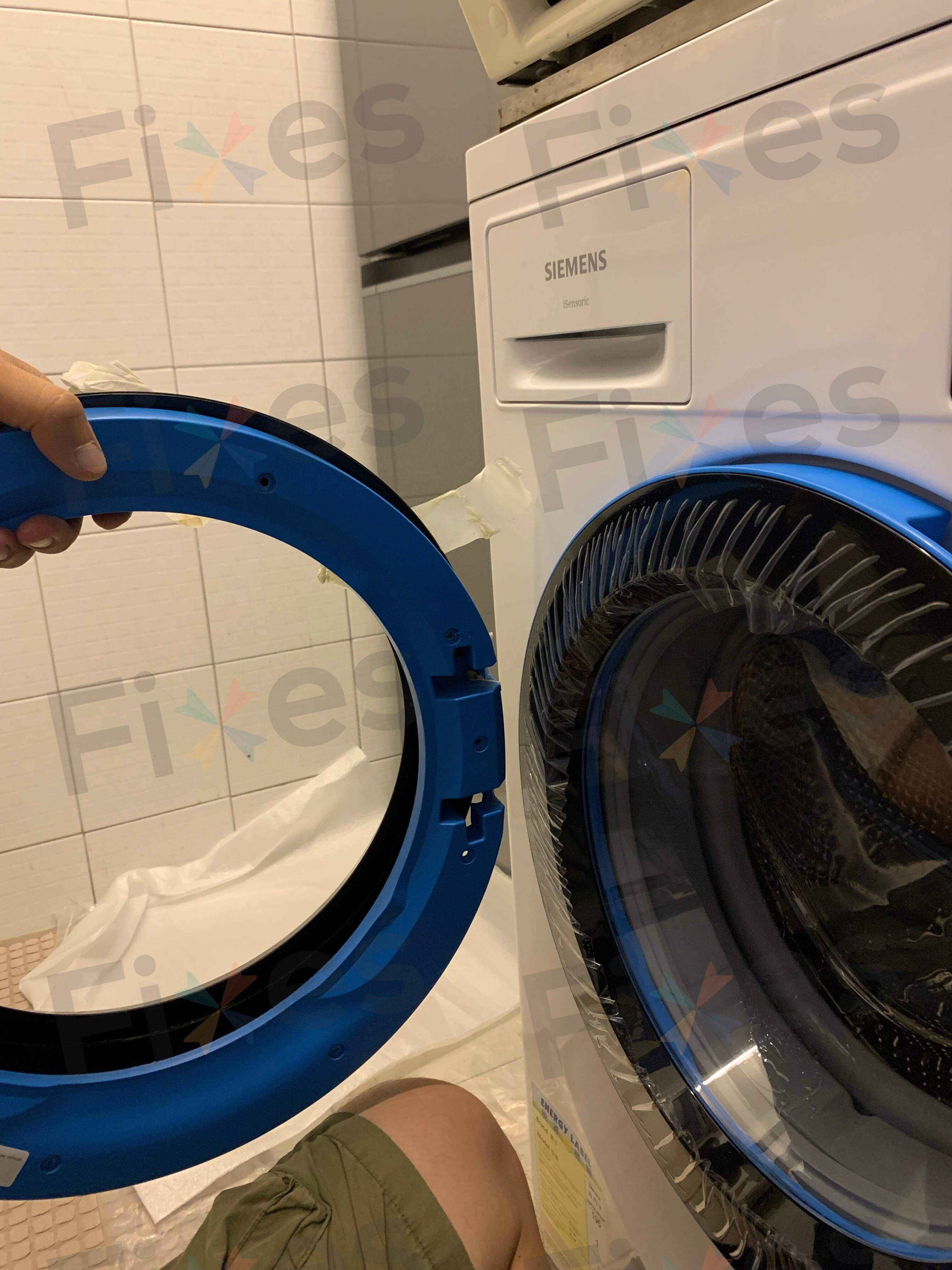 維修洗衣機：更換內外門框（Siemens西門子WM10L262HK）