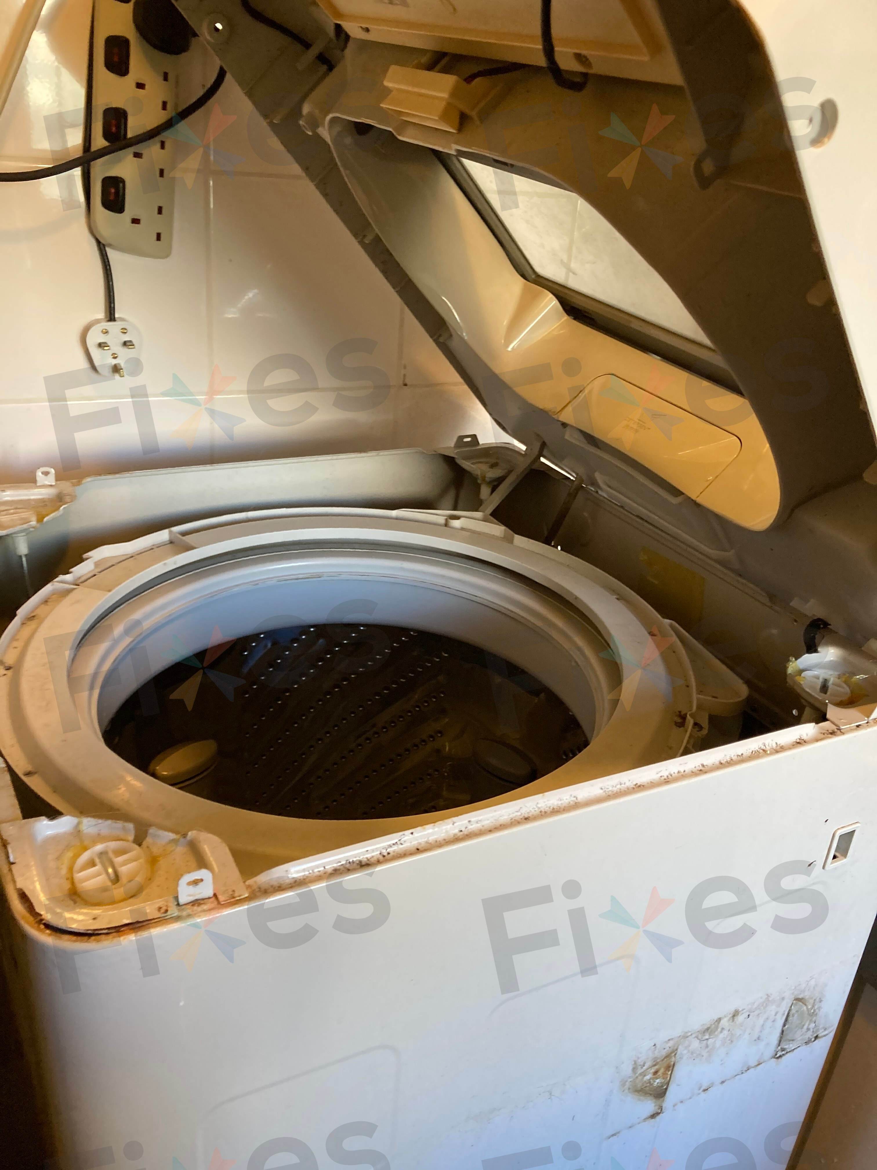 維修洗衣機：正在更換門掣（Whirlpool惠而浦BS700C）