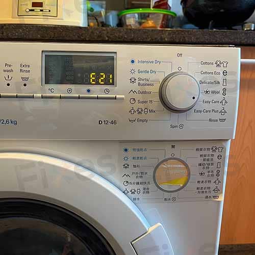 出現故障代碼E21🧺Siemens西門子洗衣機 WD12D460HK